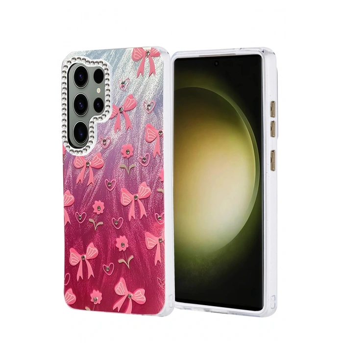 Samsung Galaxy S25 Ultra Kılıf Blade Aynalı Desenli Kapak - Desen 3