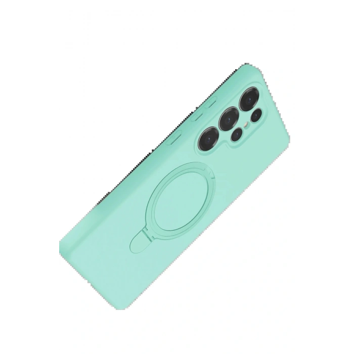 Samsung Galaxy S25 Ultra Regal Magsafe Standlı Kapak - Su Yeşili