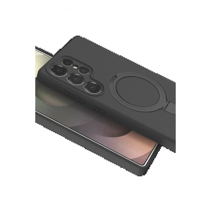 Samsung Galaxy S25 Ultra Regal Magsafe Standlı Kapak - Titan Gri