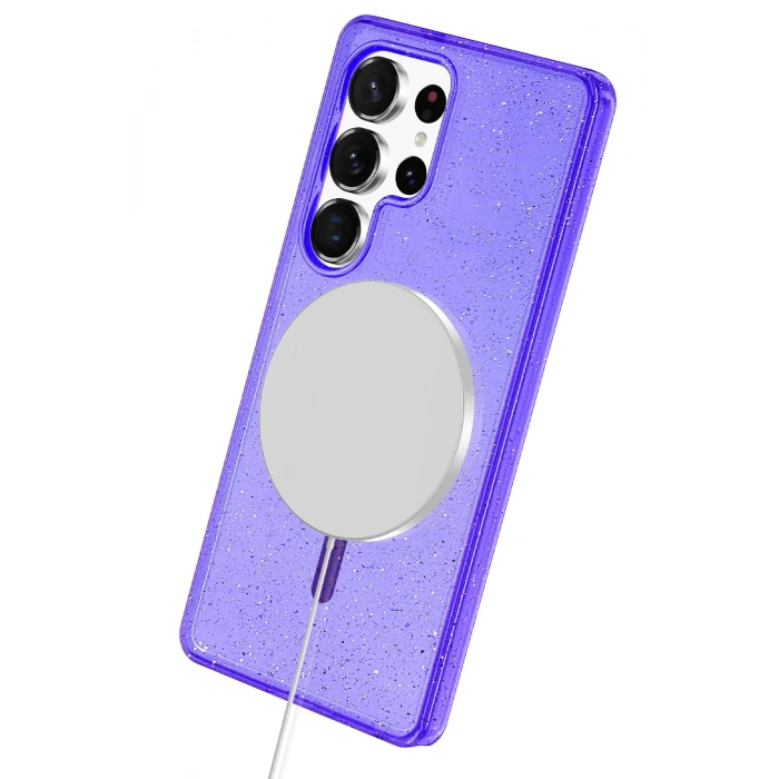 Samsung Galaxy S25 Ultra Star Magsafe Kapak - Mor