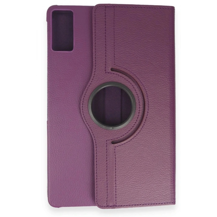 Samsung Galaxy T550 Tab A 9.7 Kılıf 360 Tablet Deri Kılıf - Mürdüm