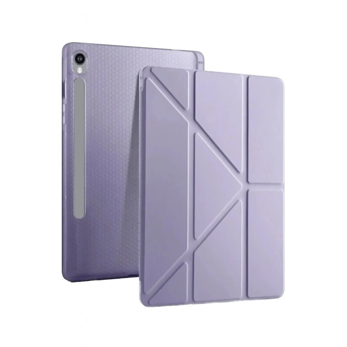 Samsung Galaxy Tab S10 FE Plus 13.1 Kalemlikli Mars Tablet Kılıfı - Lila
