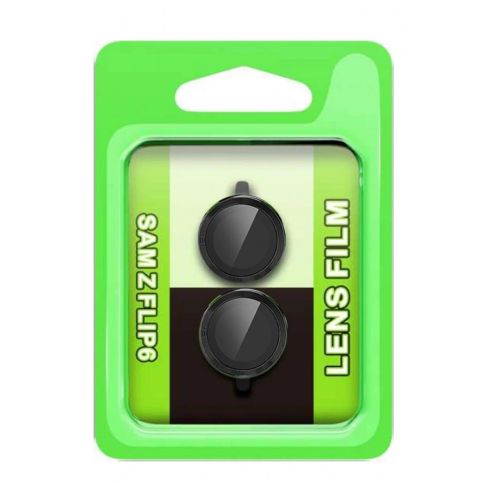 Samsung Galaxy Z Flip 6 Raze Metal Kamera Lens - Siyah