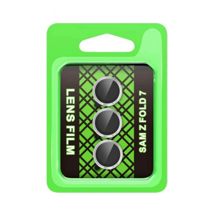 Samsung Galaxy Z Fold 7 Raze Metal Kamera Lens - Gümüş