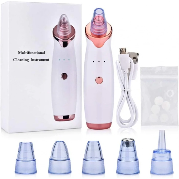 Şarjlı Siyah Nokta Temizleme Cihazı 5 Başlıklı (4172)