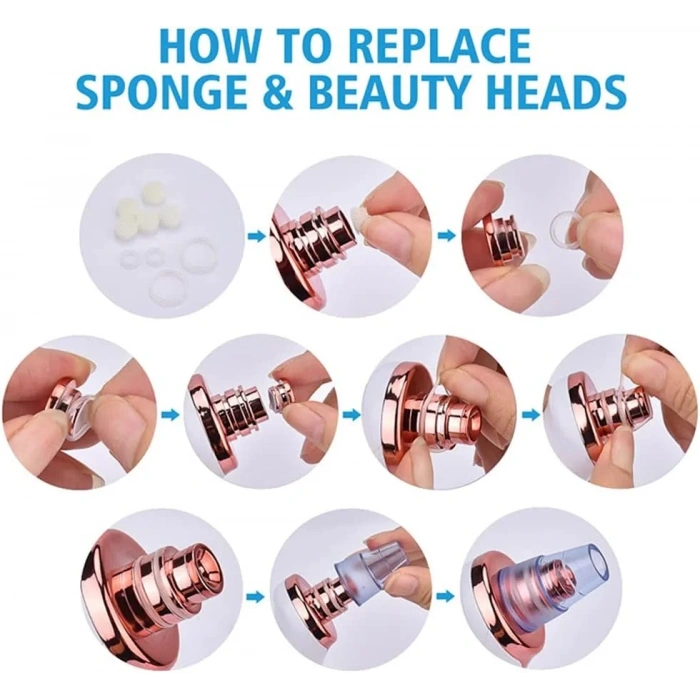 Şarjlı Siyah Nokta Temizleme Cihazı 5 Başlıklı (4172)