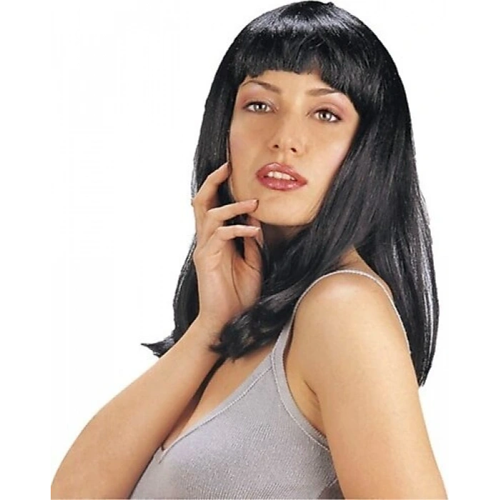 Siyah Renk Uzun Parti Peruğu (4172)