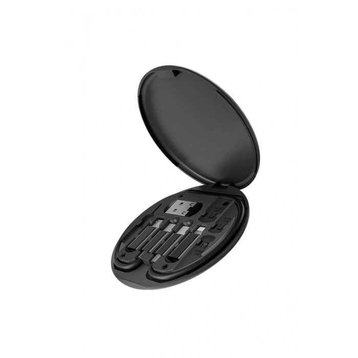 SN06 3in1 Kablo ve Kart Düzenleyici - Siyah