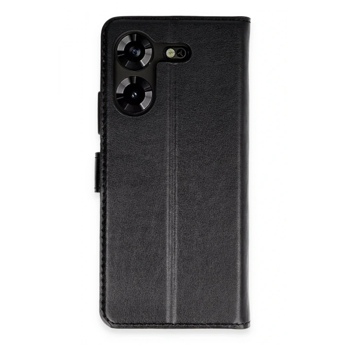 Tecno Pova 5 Kılıf Trend S Plus Kapaklı Kılıf - Siyah