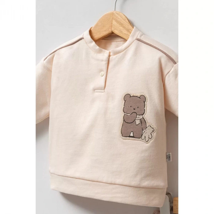 Tongs Baby Grizly Bear 2li Takım 9005 Bej