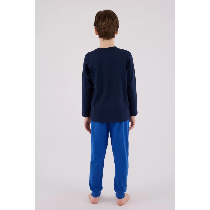 U.s. Polo Assn  Uzun Kol Pijama Takım Us2206-4 Lacivert