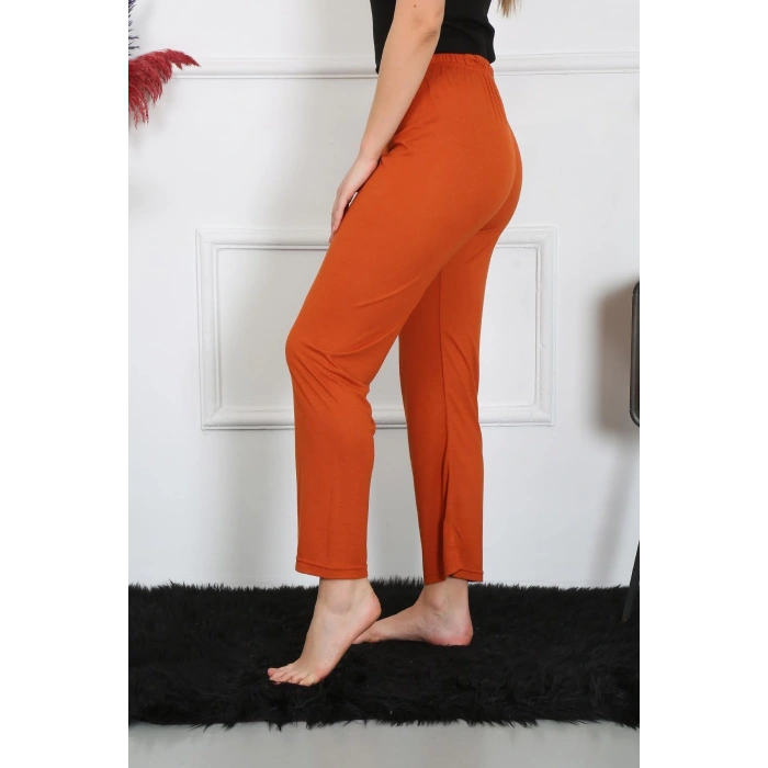 venüsshopping- Kadın Pamuk Penye Tek Alt Pijama Kremit