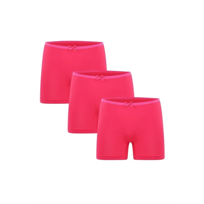 venüsshopping- Kadın Penye 3lü Boxer Fuşya