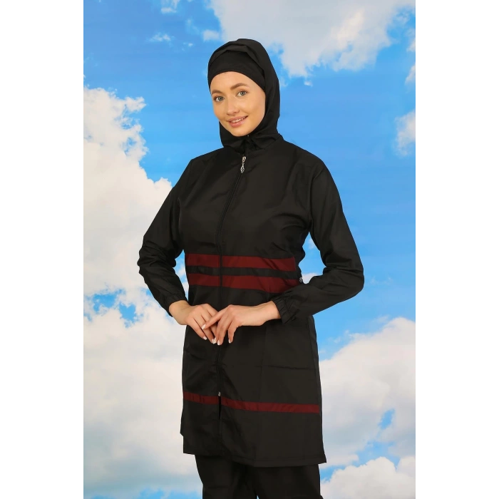 venüsshopping- Kadın Tam Tesettür Mayo Siyah