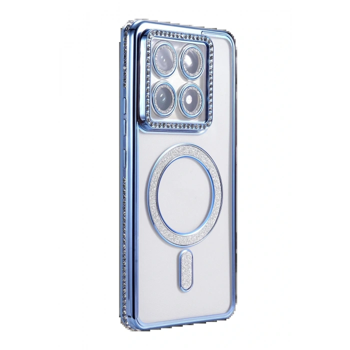 Xiaomi Mi 14T Pro Joke Simli Magneticsafe Kılıf - Mavi