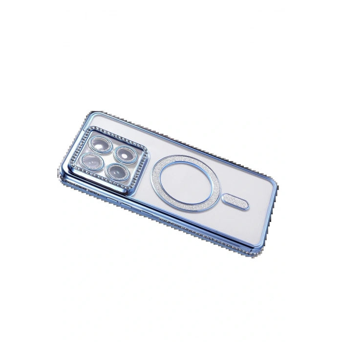 Xiaomi Mi 14T Pro Joke Simli Magneticsafe Kılıf - Mavi