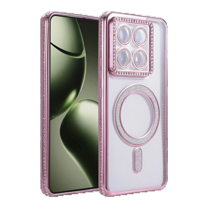 Xiaomi Mi 14T Pro Joke Simli Magneticsafe Kılıf - Pembe