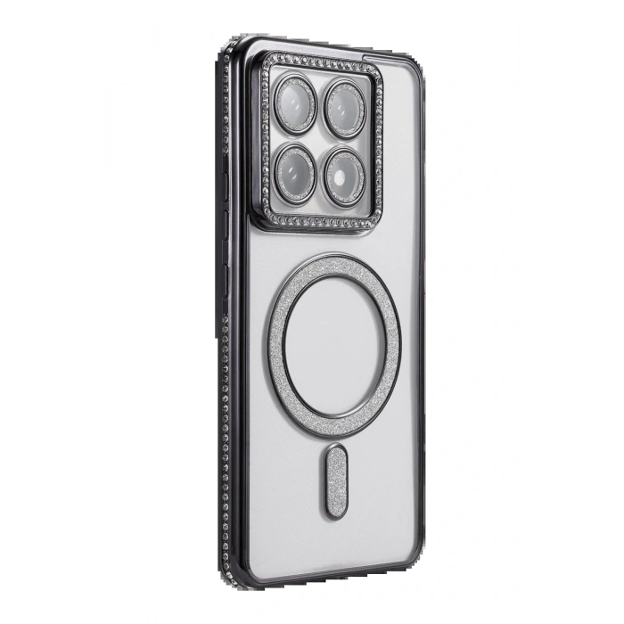 Xiaomi Mi 14T Pro Joke Simli Magneticsafe Kılıf - Siyah