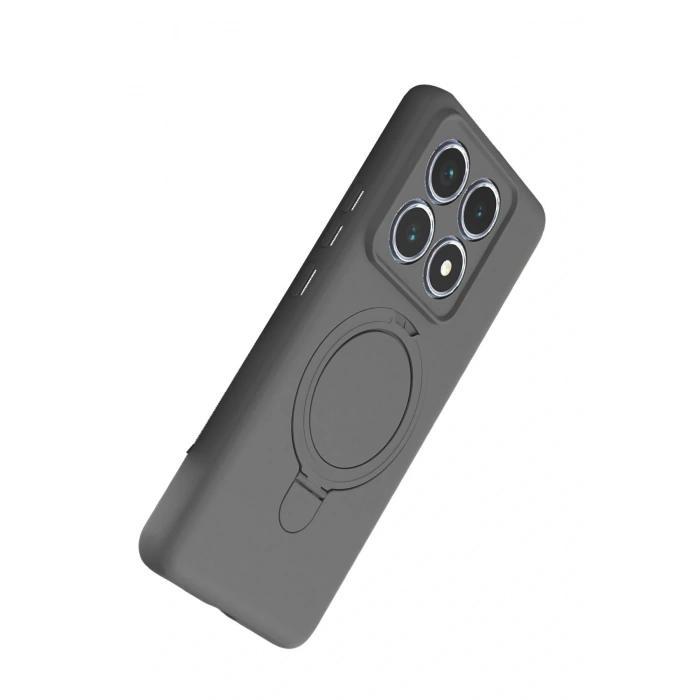 Xiaomi Mi 14T Pro Regal Magsafe Standlı Kapak - Titan Gri