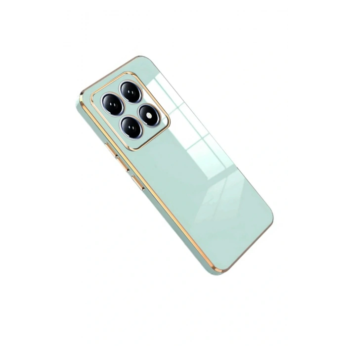 Xiaomi Mi 14T Pro Volet Silikon - Açık Yeşil