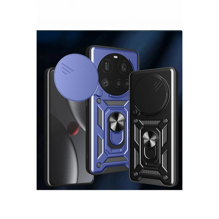 Xiaomi Mi 15 Ultra Kılıf Pars Lens Yüzüklü Silikon - Yeşil