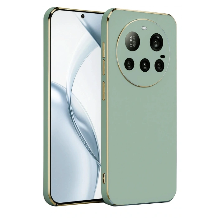 Xiaomi Mi 15 Ultra Kılıf Volet Silikon - Açık Yeşil