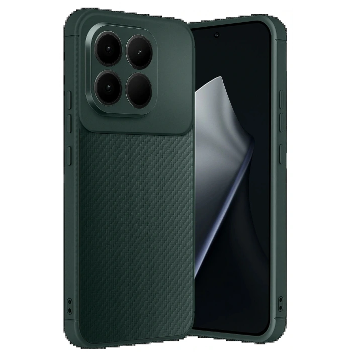 Xiaomi Mi 15T Auto Focus Karbon Kapak - Koyu Yeşil