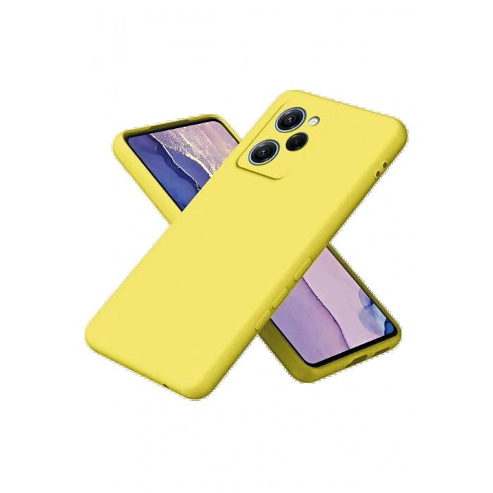 Xiaomi Poco X5 Pro 5G Nano içi Kadife Silikon - Sarı