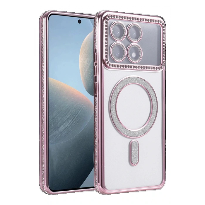Xiaomi Poco X6 Pro Joke Simli Magneticsafe Kılıf - Pembe
