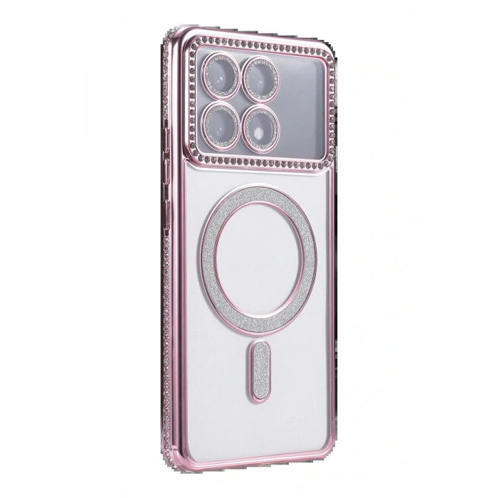 Xiaomi Poco X6 Pro Joke Simli Magneticsafe Kılıf - Pembe