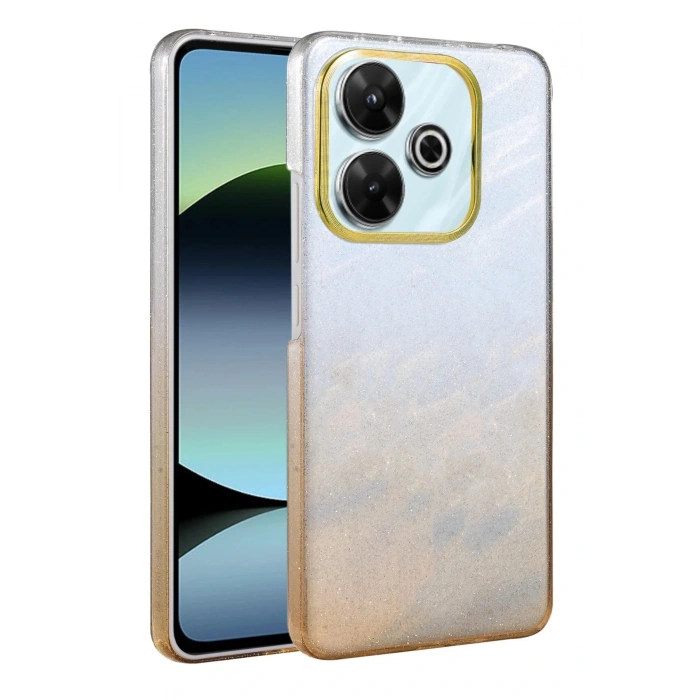 Xiaomi Redmi 13 4G Glossy Kapak - Çöl Titanyum