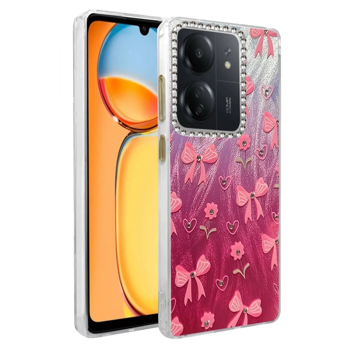 Xiaomi Redmi 13C Kılıf Blade Aynalı Desenli Kapak - Desen 3