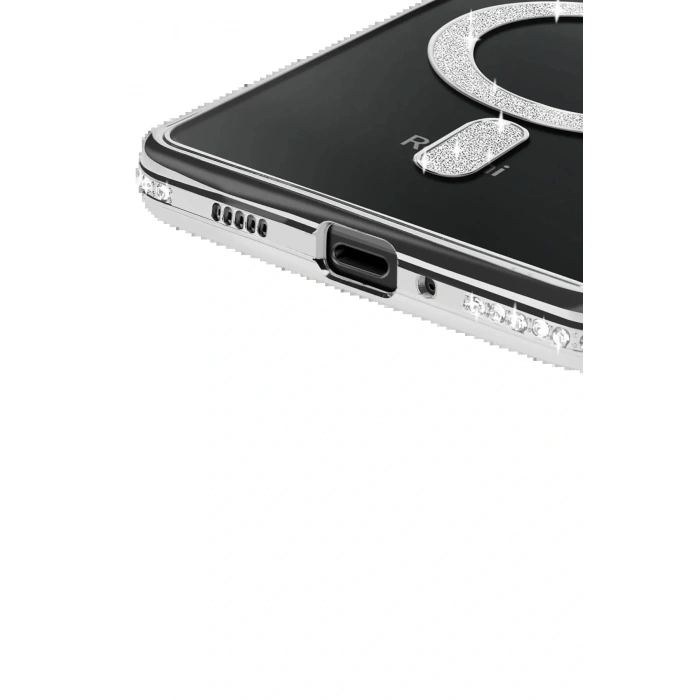 Xiaomi Redmi 14C Joke Simli Magneticsafe Kılıf - Gümüş