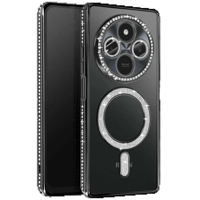 Xiaomi Redmi 14C Joke Simli Magneticsafe Kılıf - Siyah