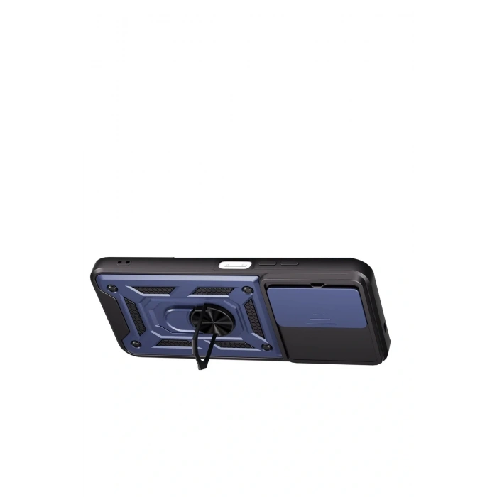 Xiaomi Redmi 15C 4G Pars Lens Yüzüklü Silikon - Lacivert