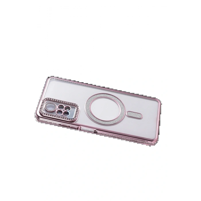 Xiaomi Redmi Note 12 Pro 4G Joke Simli Magneticsafe Kılıf - Pembe