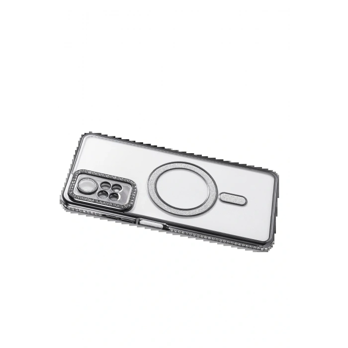 Xiaomi Redmi Note 12 Pro 4G Joke Simli Magneticsafe Kılıf - Siyah