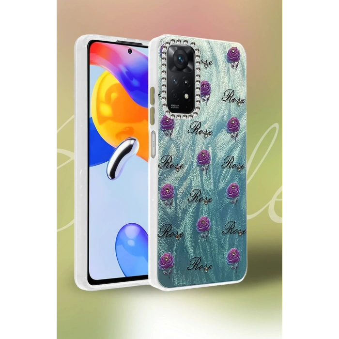 Xiaomi Redmi Note 12 Pro 4G Kılıf Blade Aynalı Desenli Kapak - Desen 5