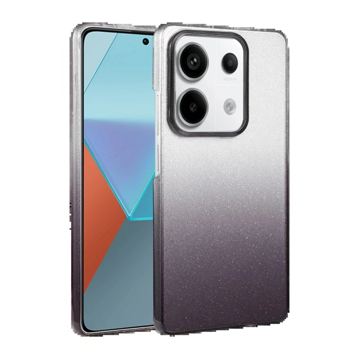 Xiaomi Redmi Note 13 Pro 4G Glossy Kapak - Siyah