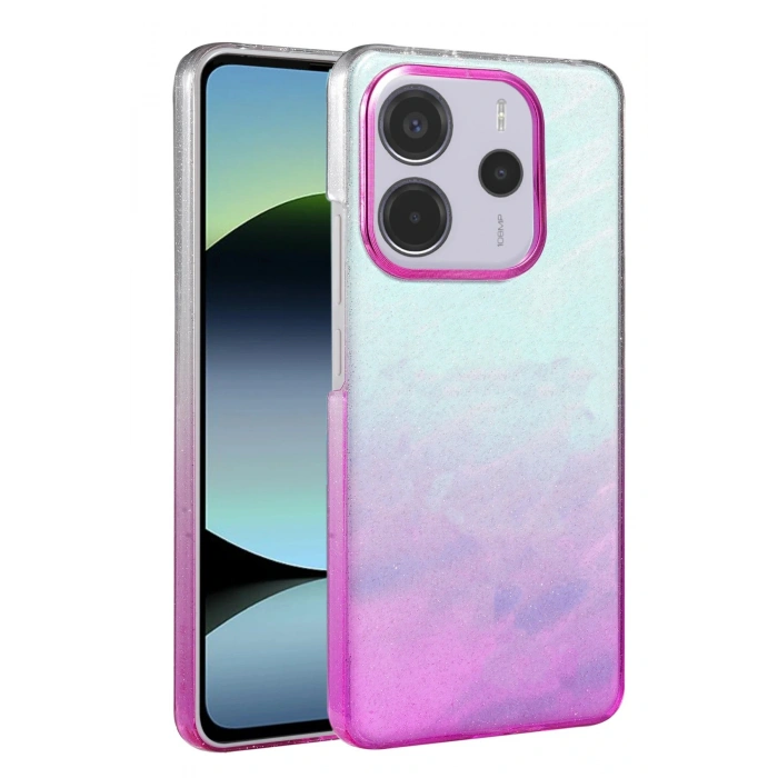 Xiaomi Redmi Note 14 4G Glossy Kapak - Mor