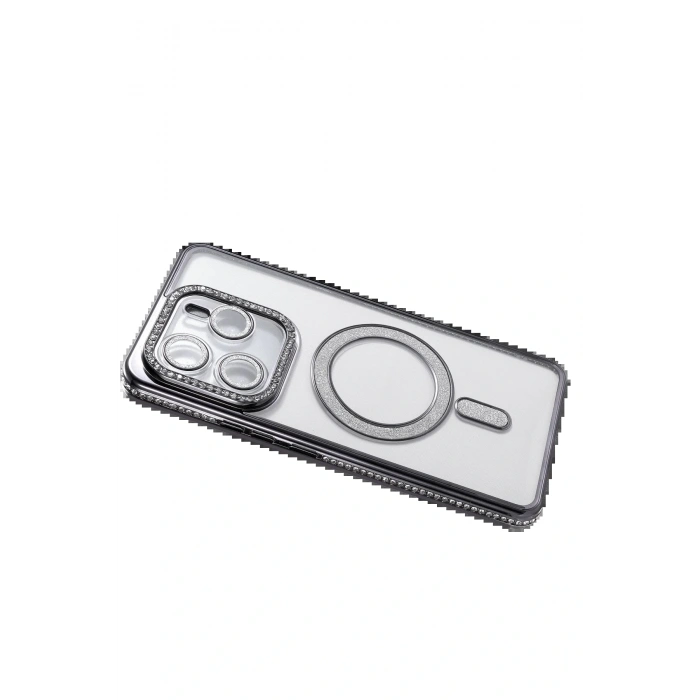 Xiaomi Redmi Note 14 4G Joke Simli Magneticsafe Kılıf - Siyah