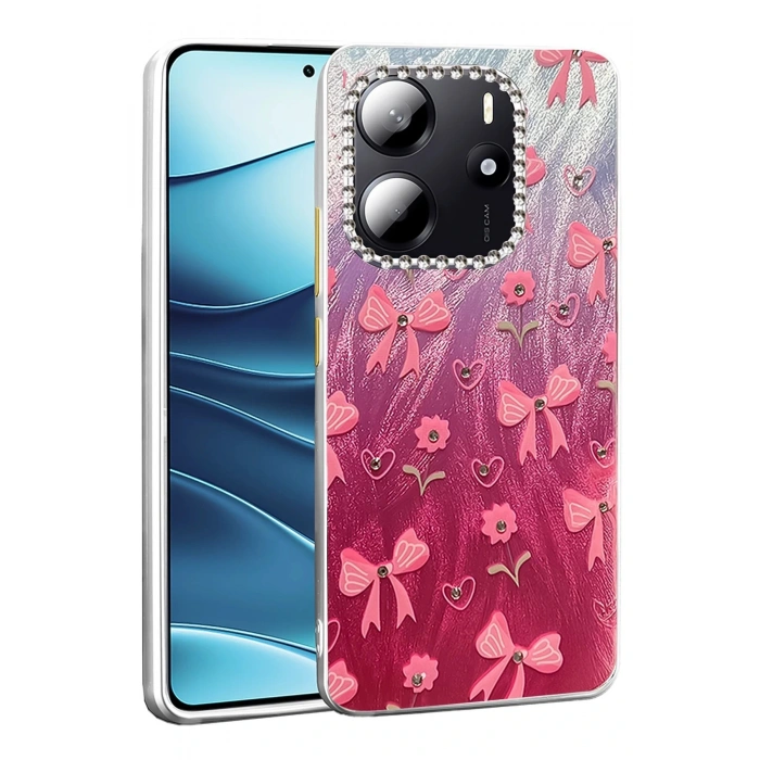 Xiaomi Redmi Note 14 4G Kılıf Blade Aynalı Desenli Kapak - Desen 3