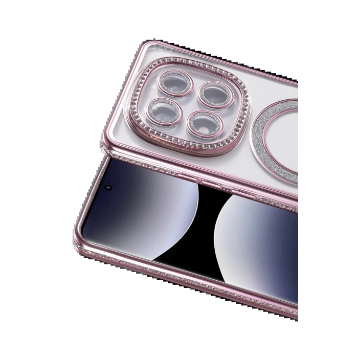 Xiaomi Redmi Note 14 Pro 5G Joke Simli Magneticsafe Kılıf - Pembe