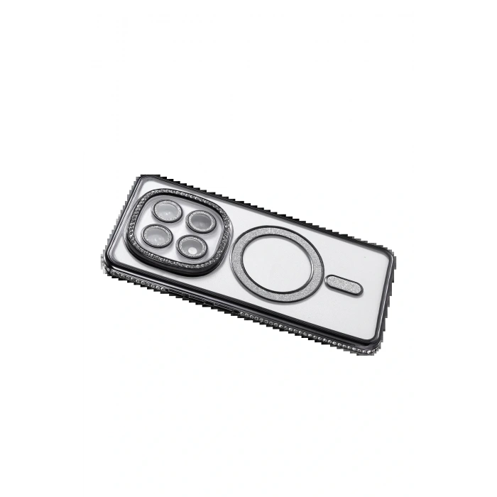 Xiaomi Redmi Note 14 Pro 5G Joke Simli Magneticsafe Kılıf - Siyah