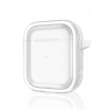 Airpods 4 (4.nesil) Shiny Şeffaf Kılıf - Beyaz