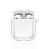 Airpods 4 (4.nesil) Shiny Şeffaf Kılıf - Beyaz