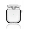 Airpods 4 (4.nesil) Shiny Şeffaf Kılıf - Siyah