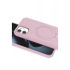 Apple iPhone 11 Regal Magsafe Standlı Kapak - Açık Pembe