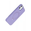 Apple iPhone 11 Regal Magsafe Standlı Kapak - Lila