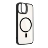 Apple iPhone 11 Remim Lensli Magsafe Standlı Kapak - Siyah
